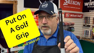 How To Put On A Golf Grip 2020 [upl. by Hannavahs]