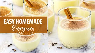 Homemade Eggnog Recipe [upl. by Aseral339]