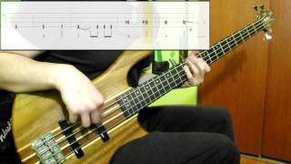 Audioslave  Like A Stone Bass Cover Play Along Tabs In Video [upl. by Bohrer]