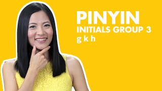 Learn Chinese Pinyin Practice Chinese Pinyin Lesson 04  Pinyin Initials G K H [upl. by Jillane828]