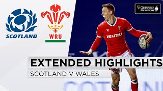 Scotland v Wales  EXTENDED Highlights  1 Point Win In EndToEnd Match  2021 Guinness Six Nations [upl. by Akirehc]