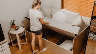 DIY Sofa Bed with Storage [upl. by Germain]