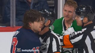 Corey Perry vs Adam Lowry Dec 3 2019 [upl. by Ibbison162]