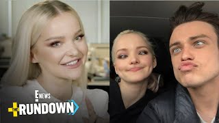 Dove Cameron Gushes Over BF Thomas Doherty  The Rundown  E News [upl. by Calendra]