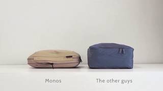 Monos Compressible Packing Cubes  Compress up to 60 [upl. by Jakie20]