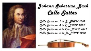 Johann Sebastian Bach  Cello suites in 432 Hz great for reading or studying [upl. by Atiuqahs323]