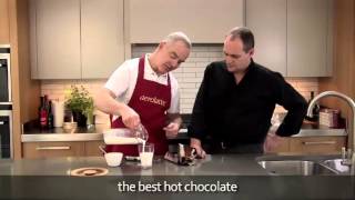 How to make a hot chocolate using an aerolatte milk frother [upl. by Eb]