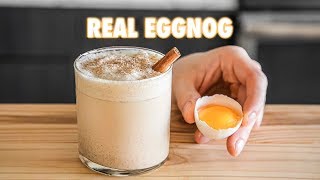 Super Easy Homemade Eggnog [upl. by Ynabla]