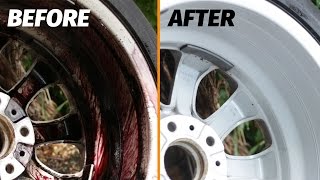 How to Clean EXTREMELY Dirty Wheels [upl. by Teplica]