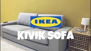 KIVIK Sofa Unboxing amp Assembling  IKEA How To [upl. by Clifton876]