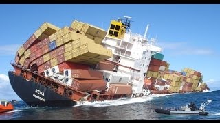 Fatal Container Ship Crashes  Video [upl. by Mond]