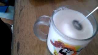 Aerolatte Review Frothing Cold Milk In Under 1 Minute [upl. by Culberson]