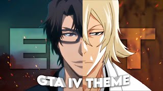 Aizen x Urahara  GTA IV Theme Edit [upl. by Iuqcaj]