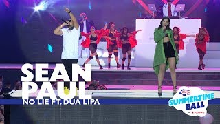 Sean Paul ft Dua Lipa  No Lie Live At Capital’s Summertime Ball 2017 [upl. by Womack]