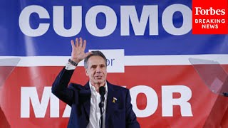 JUST IN Former NY Governor Andrew Cuomo Holds Campaign Event After Announcing NYC Mayor Bid [upl. by Sesilu]